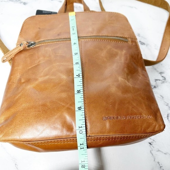 Spikes & Sparrow Leather Distressed Backpack main image 8